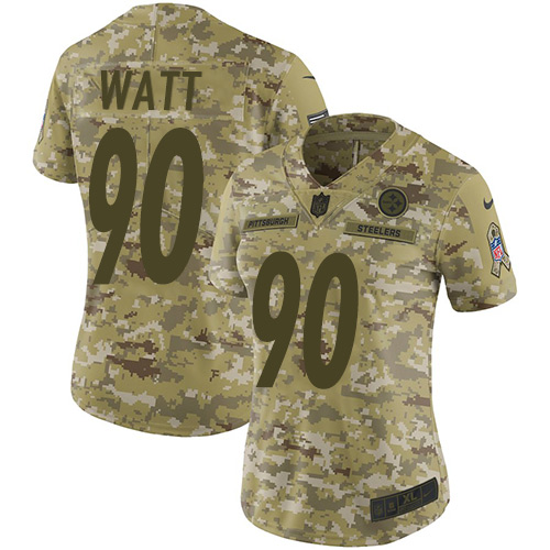NFL P S Steelers #90 T. J. Watt Limited Team Color Jersey - Fan Fav...