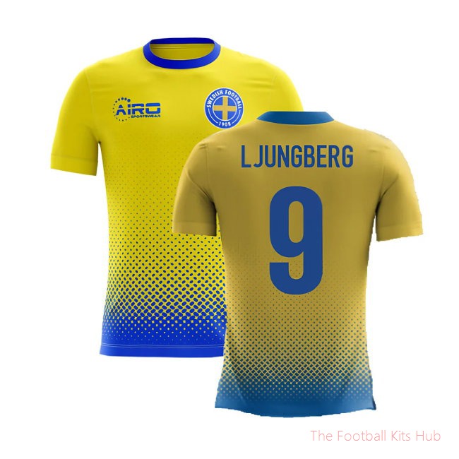 2025-2026 Sweden Airo Concept Home Shirt (Ljungberg 9)