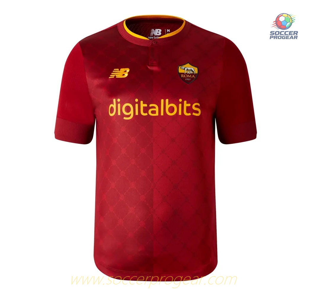 AS ROMA Genuine HOME CHILDREN'S JERSEY 2022 2023