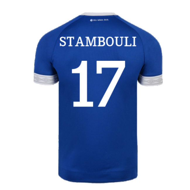 Top-Quality Schalke 2018-19 Home Shirt ((Mint) Xxl) (Stambouli 17)