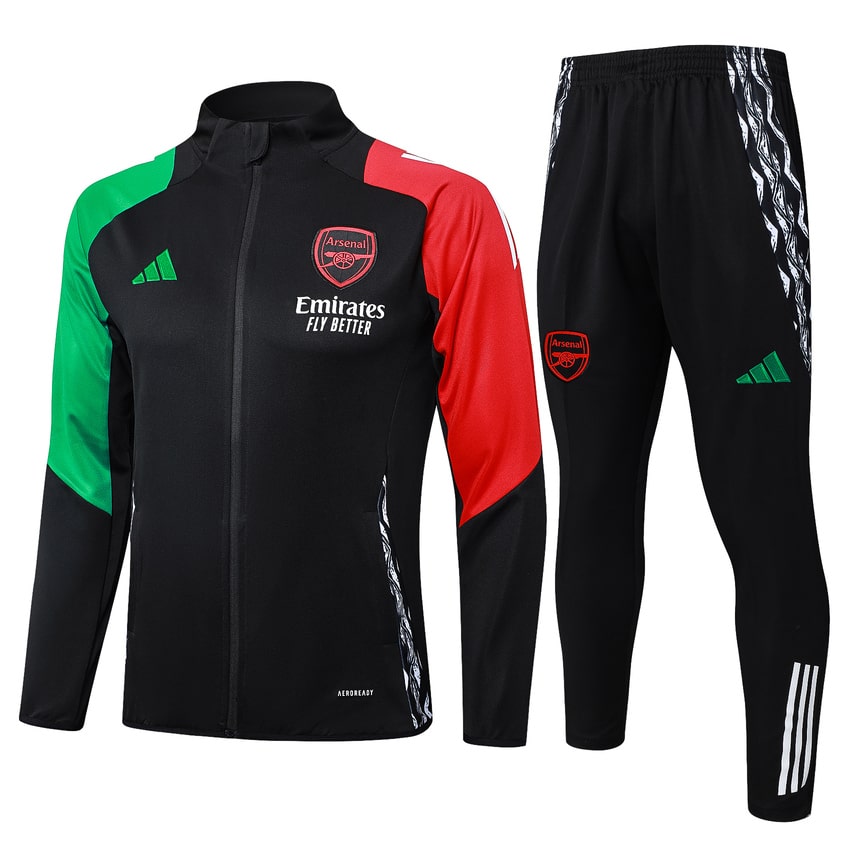 Arsenal Tracksuit Jacket 2024 2025 Dark Black