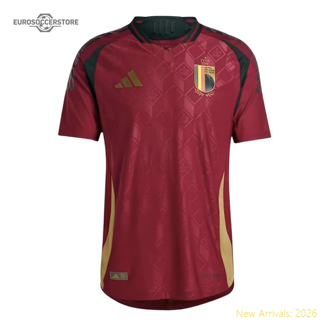Belgium 2024-2025 Authentic Home Shirt (bel) Comfort Retro
