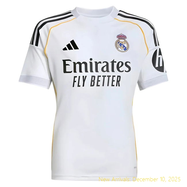 2025-2026 Real Madrid Home Shirt - Premium Kit - Kids Color (Kids)