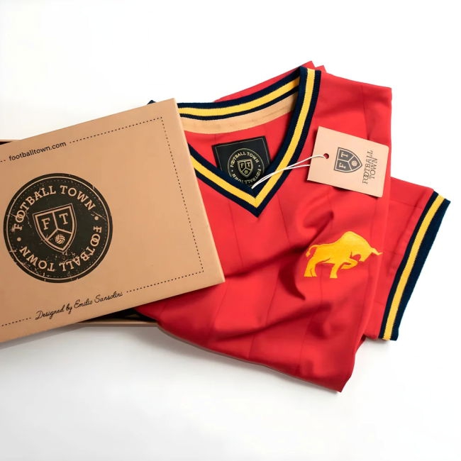 Spain Soccer Squad Traditional Home Match Shirt (2)