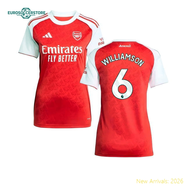 Arsenal Womens Williamson Chic Jersey Advanced Textile
