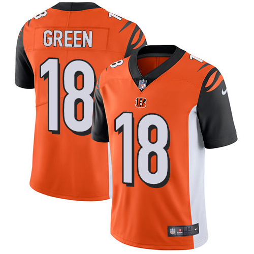 Official NFL CIN Bengals #18 A.J. Green Green Limited J-v3