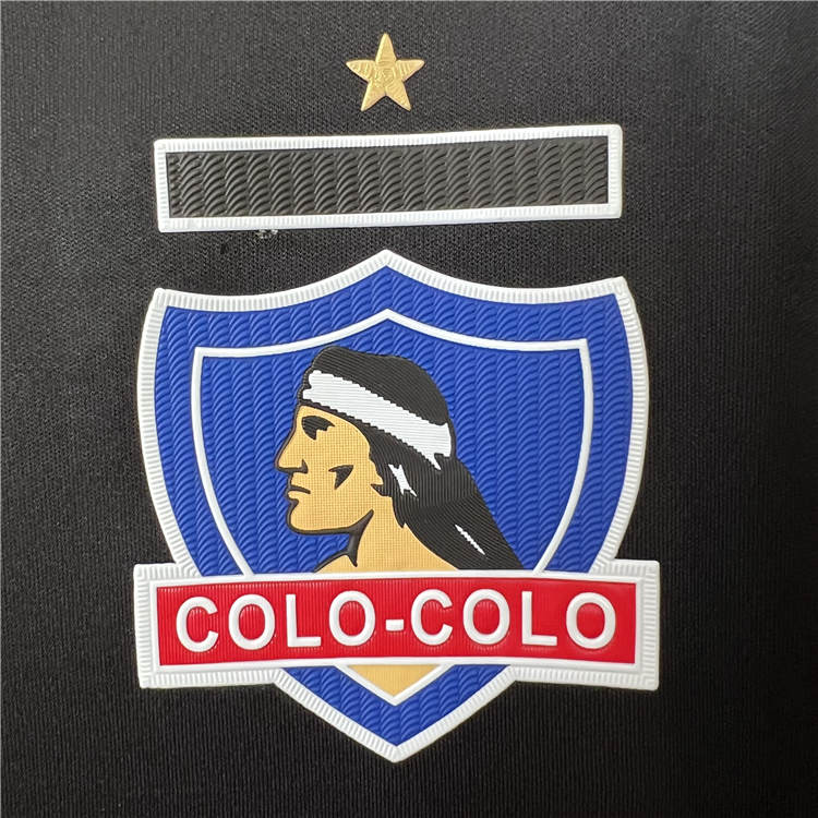 2324 Colo-Colo Black Training Shirt - Official Replica 7086
