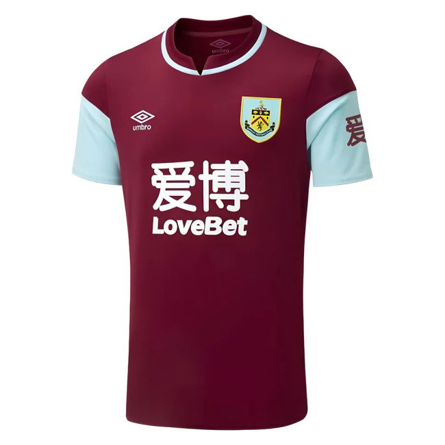 Burnley official style Home Shirt 2020-2021 (Unisex