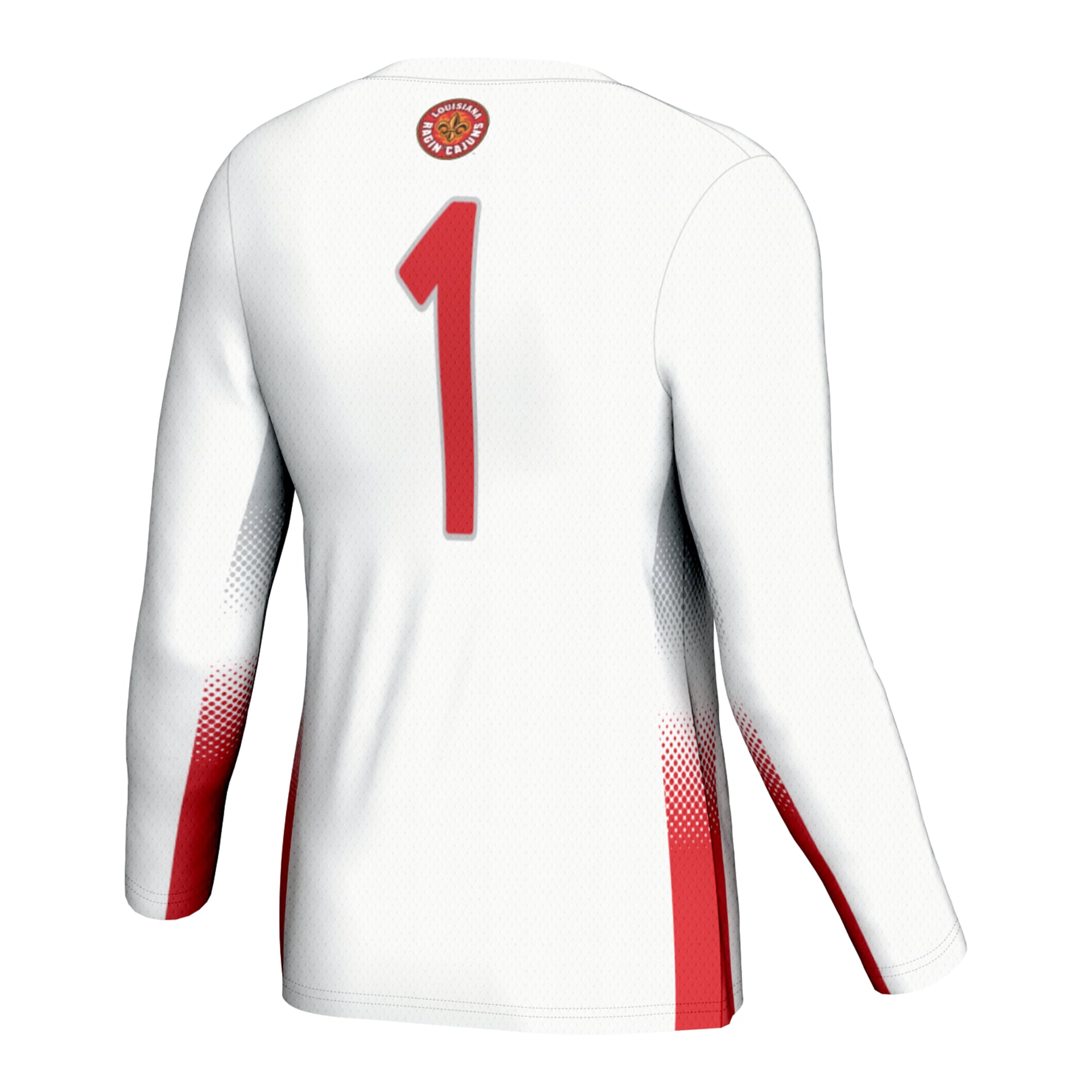#1 Louisiana Ragin' Cajuns GameDay Greats Unisex Lightweight Volleyball Jersey - White