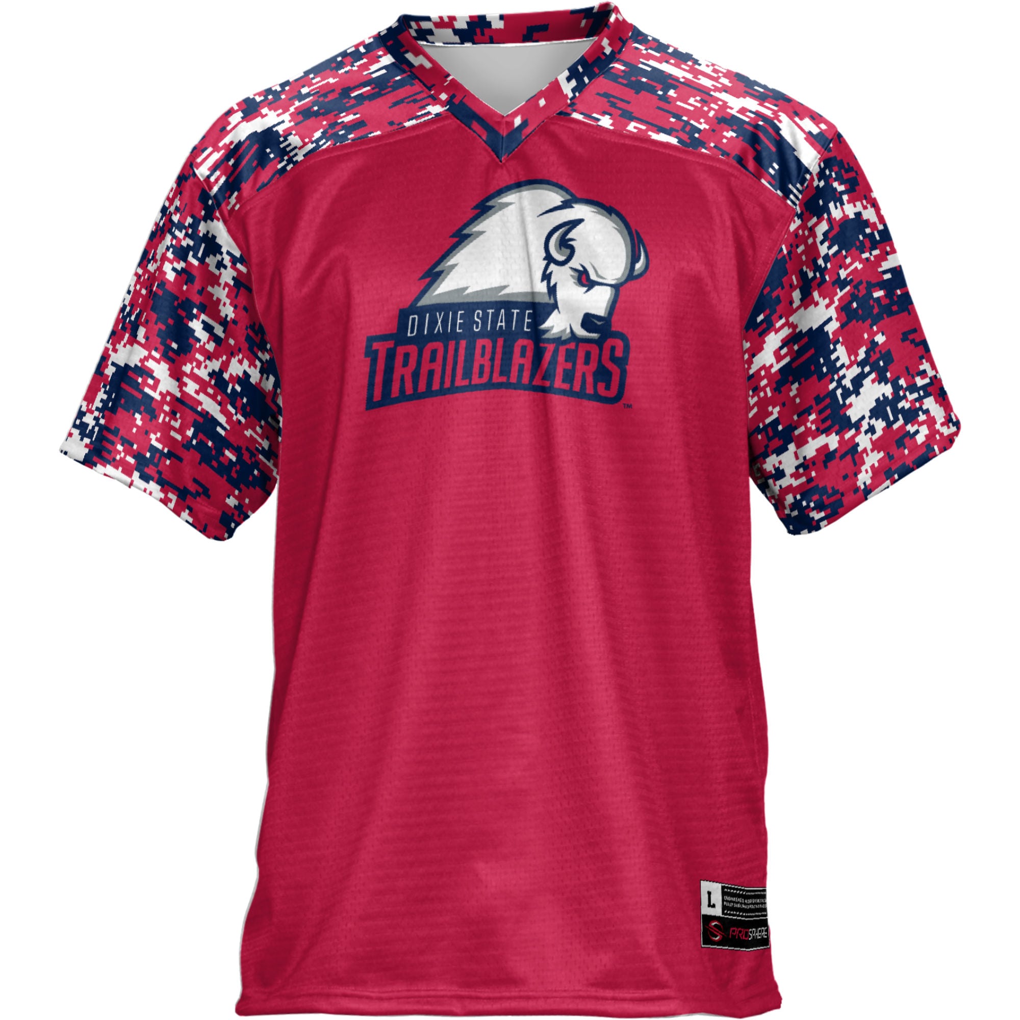 Utah Tech Trailblazers Football Jersey - Red | Stadium Series 2026