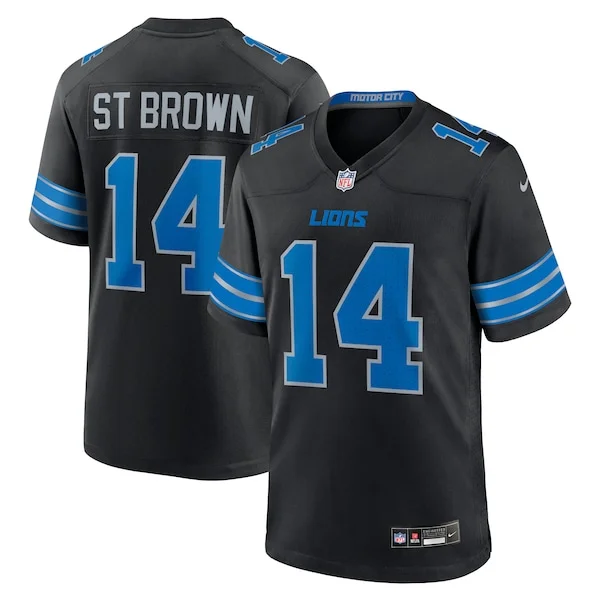 None Game NFL Jersey - Black | Authentic Football Apparel | NFL Footba