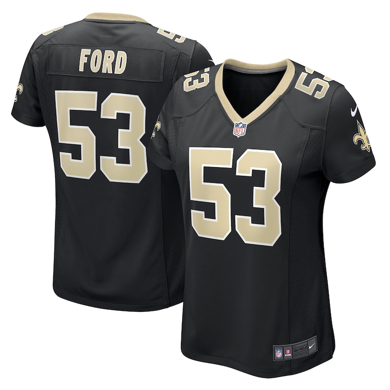 None Jaylan Ford New Orleans Saints Bold Replica Jersey for NFL Fans