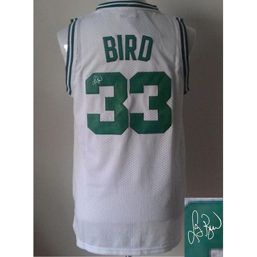White BOS Boston Celtics #33 High-Quality Jersey Basketball Jersey