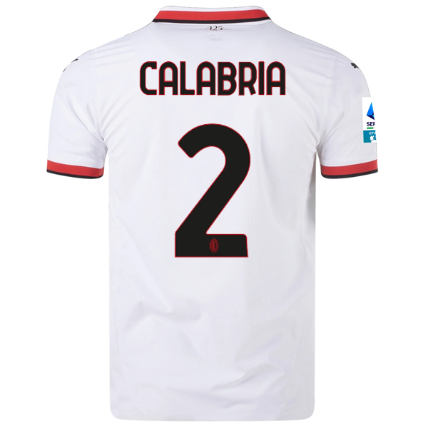AC Milan Calabria 2024-2025 UCL Away Jersey – Authentic Shirt
