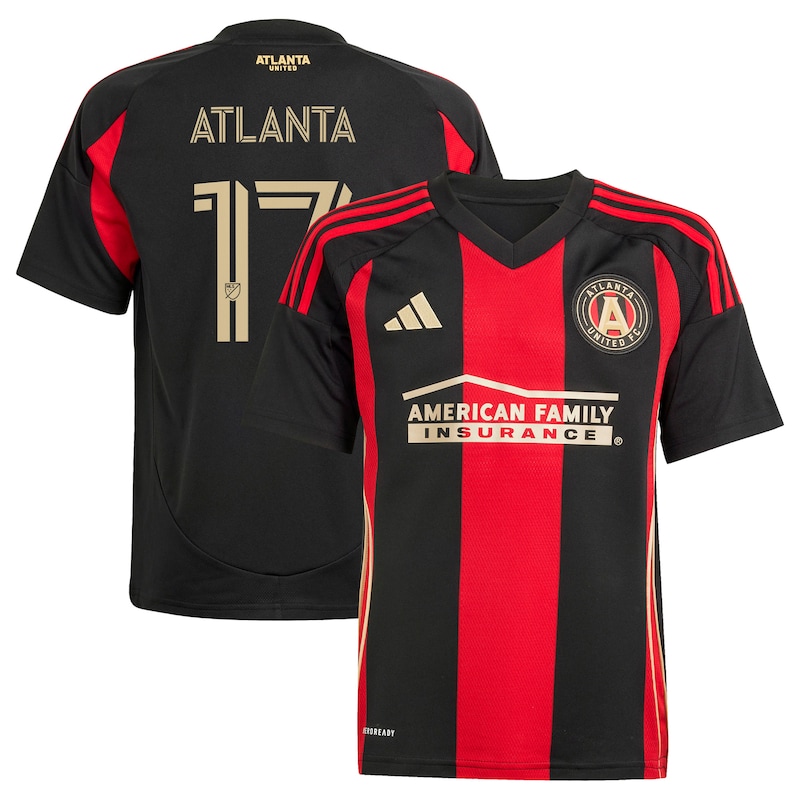 Professional #17 Atlanta United Youth 2025 Replica Player Jersey -...