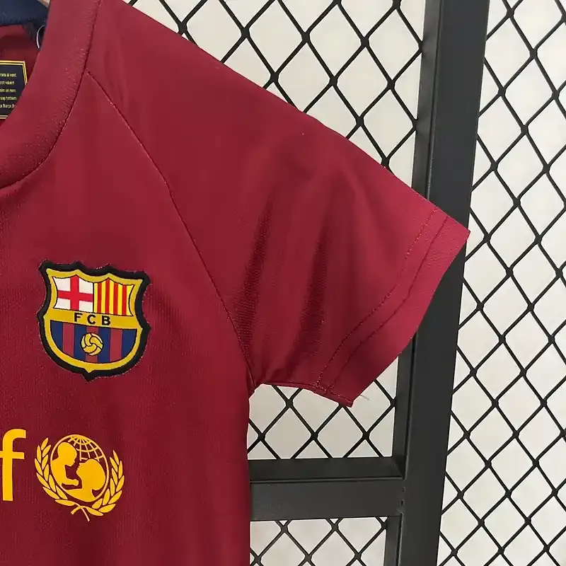 Cheap 2008-2009 Kids Barcelona Jersey retro kit