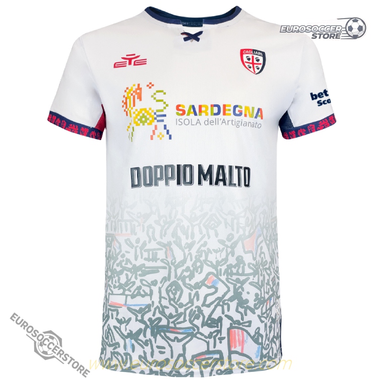 Cagliari's Away Football Jersey for the 25-26 Season