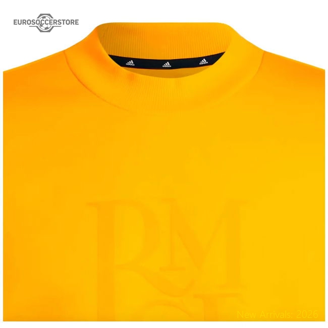 2024-2025 Real Madrid Seasonal Double Knit Crew (orange)