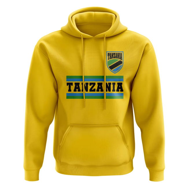 Fan-Favorite Tanzania Core Football Country Hoody (Yellow)