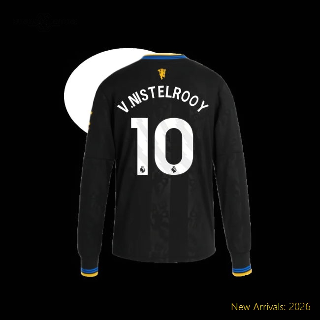 2025-2026 Man Utd Long Sleeve Third Shirt (Kids) (V.Nistelrooy 10)