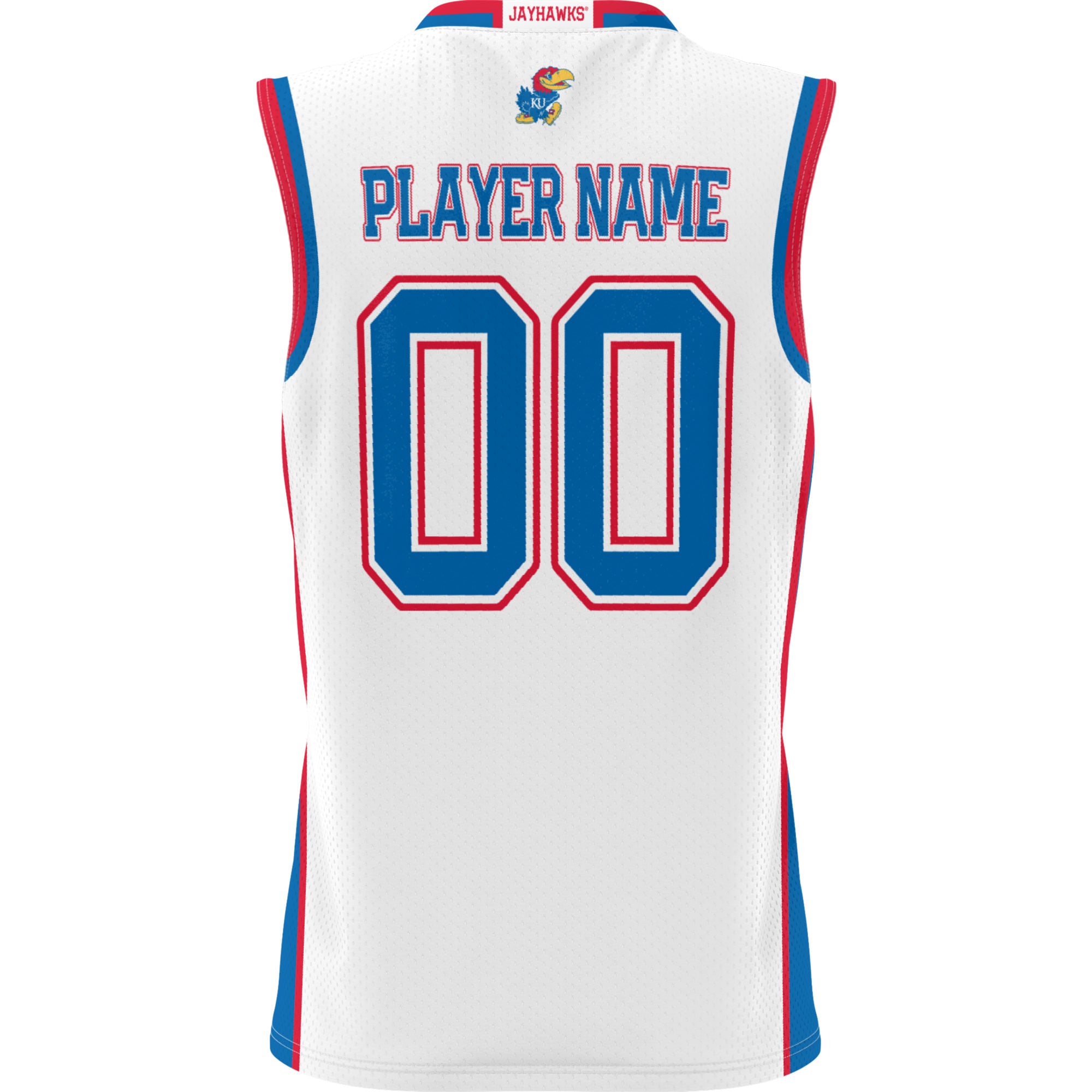 Kansas Jayhawks GameDay Greats Lightweight NIL Pick-A-Player Men's Basketball Jersey - White