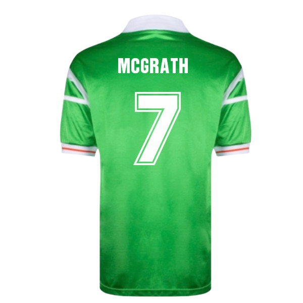 [HP] 1988 Ireland Home European Championship Shirt (McGrath 7)
