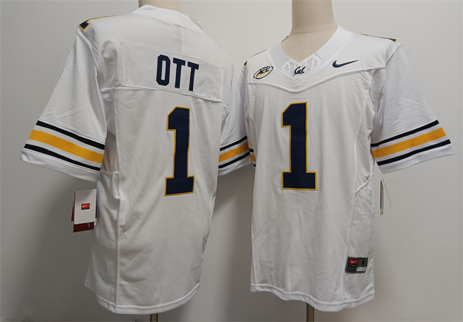 Men's None White 2024 stitched Jaydn Ott #1 high quality Jersey