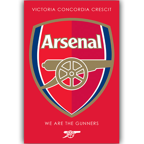 Arsenal Logo Poster 2025-2026 UCL Home Jersey – Authentic Shirt