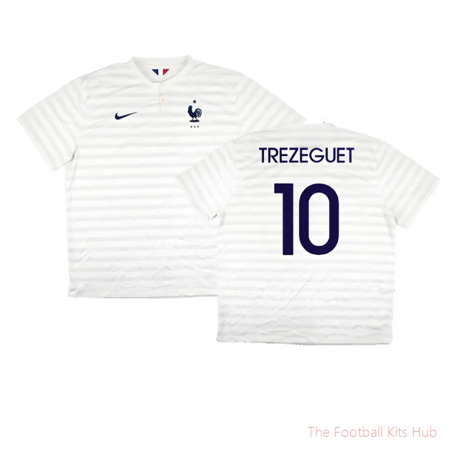 France 2014-15 Away Shirt ((Very Good) XXL) (Trezeguet 10)