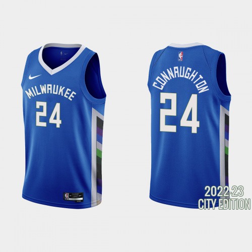 Nike Bucks Blue Milwaukee Bucks #24 Jersey - On Sale Premium Quality