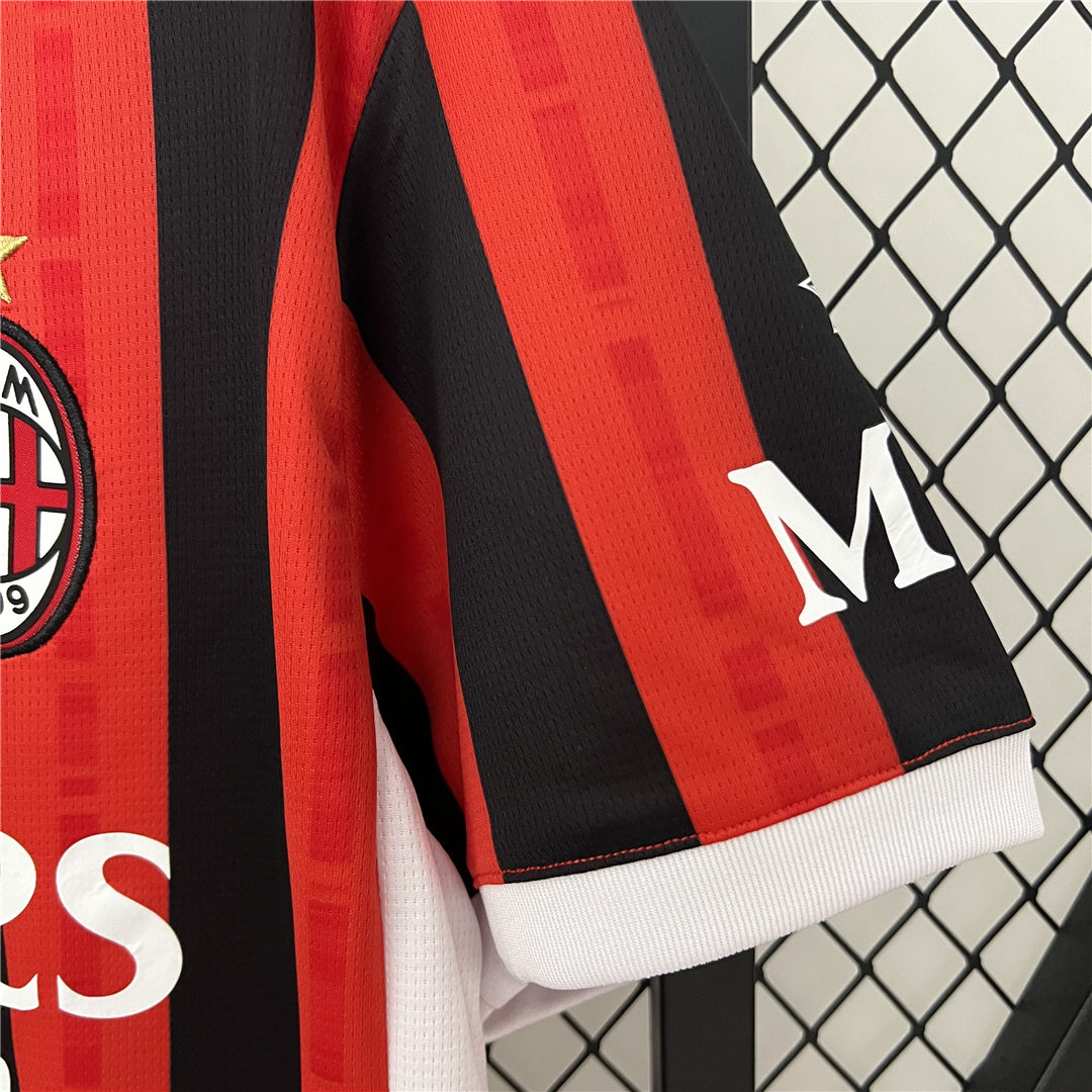 Professional High Quality Official AC Milan 2425 Home Shirt