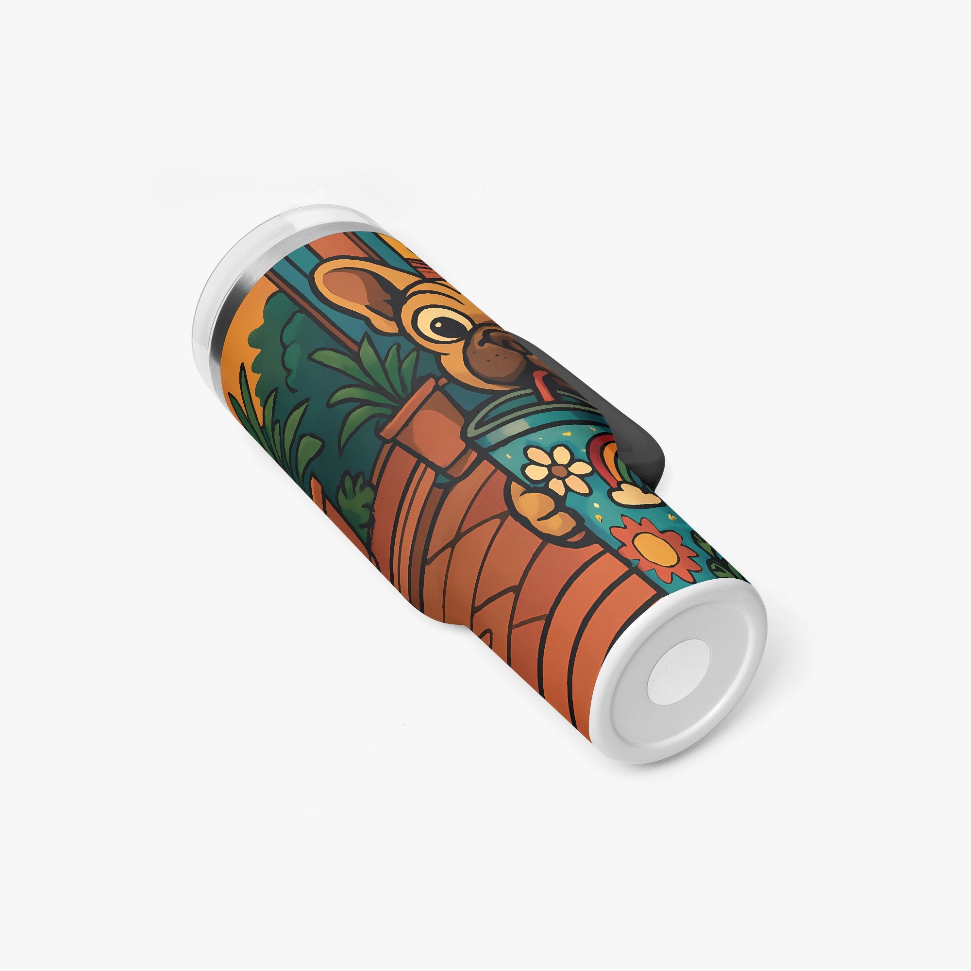 French Bulldog Curcio Car Tumbler Cup Durable Dog Item