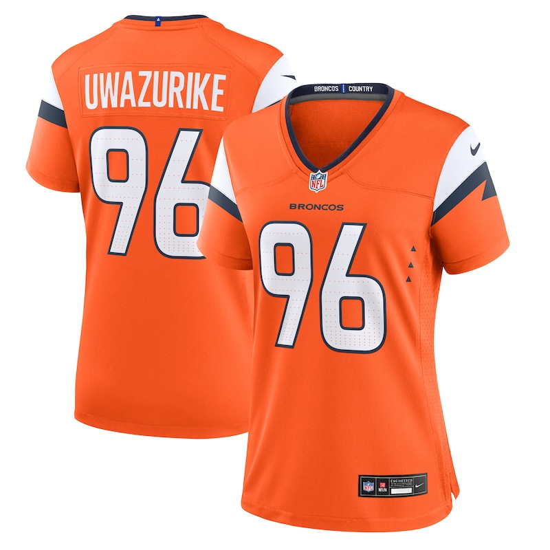 None Eyioma Uwazurike DEN Broncos Vintage High-Quality Jersey