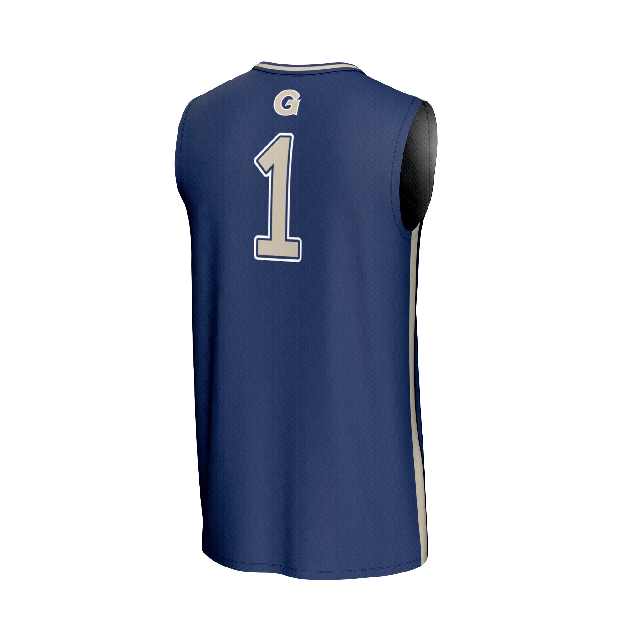[NJP] Georgetown Hoyas GameDay Greats Unisex Lightweight Basketball Fashion Jersey - Navy