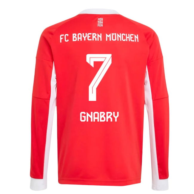 2025-2026 Bayern Munich Home Great Deal Shirt - Kids (Gnabry 7)