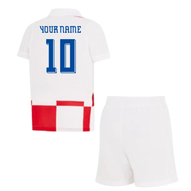 Match Worn Style Croatia Professional Look Home Professional Jersey