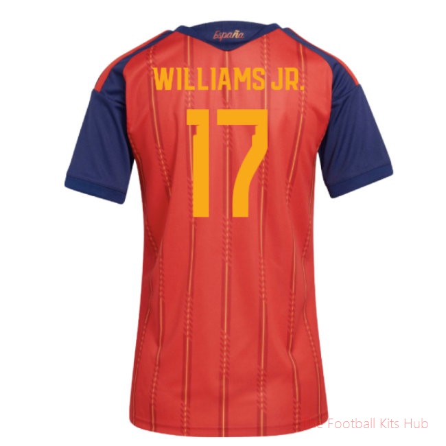 2026-2027 Spain Home Shirt (Womens) (Williams Jr. 17)