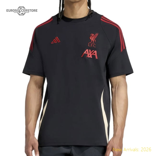 Premium 2025-2026 Liverpool Training Tee (black) (thiago 6) - Premium