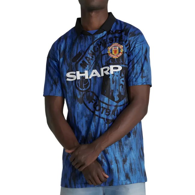 1992-1993 Man Utd Away Retro Shirt (Charlton 10)