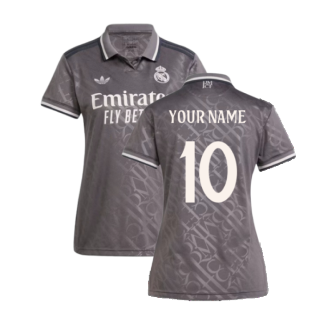 Fan-Favorite 2024-2025 Real Madrid Third Shirt (Womens) (Your Name)