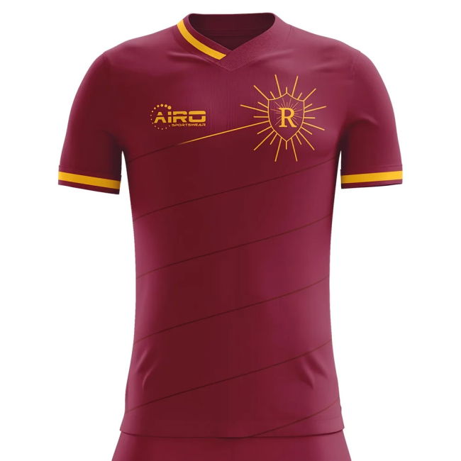 2025-2026 Roma Home Concept Football Shirt (DE ROSSI 16)