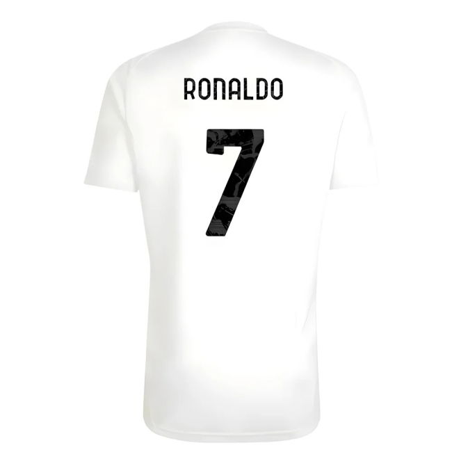 2025-2026 Juventus Training Vintage Shirt (White) Durable Stitching
