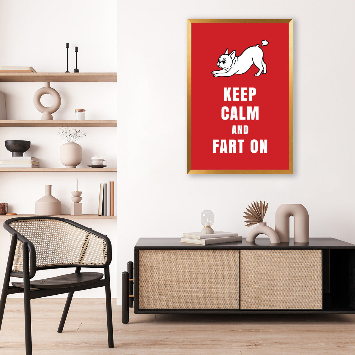 Framed Poster • Wall Decoration Frenchie Themed Wear | Unique Design