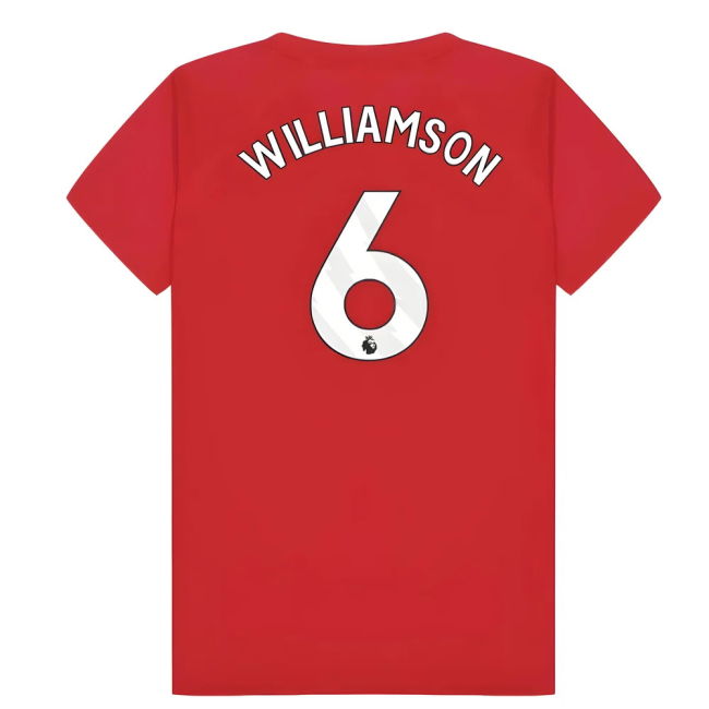 Williamson 6 Genuine Copy Arsenal Home Fan Shirt for Kids