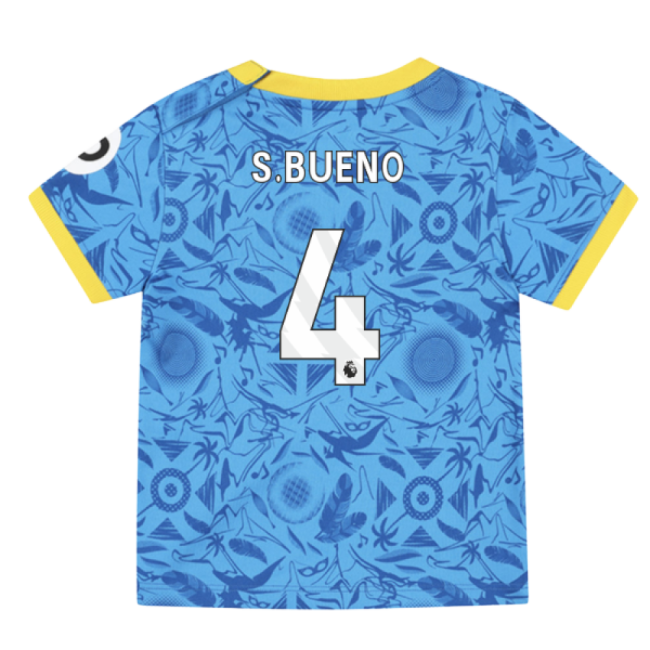 Moisture-Wicking 2025-2026 WOL Third Player Issue S.Bueno 4 Adult#458