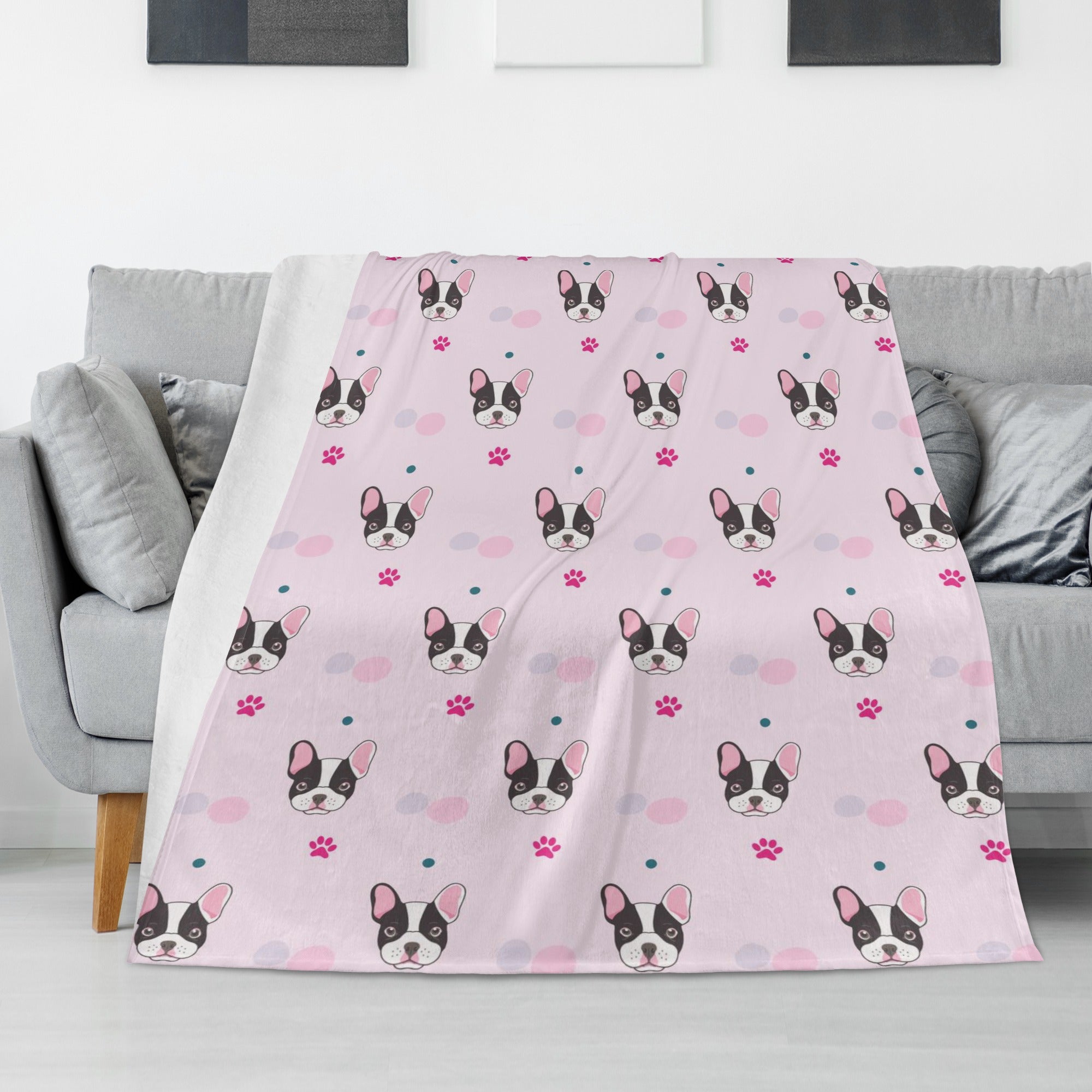 Bulldog Non-slip Prince - Frenchie Blanket For Frenchie Pups