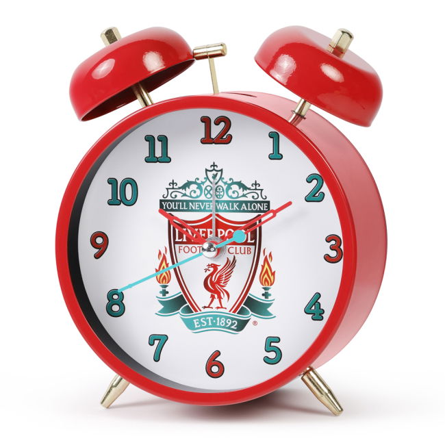 Liverpool FC Twin Bell Alarm Clock (Fan Favorite)