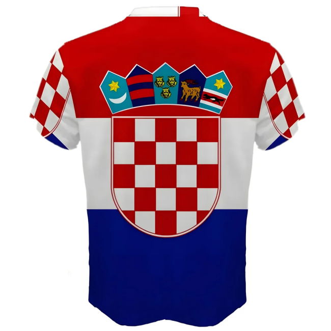 Croatia Flag Sublimated Sports Jersey