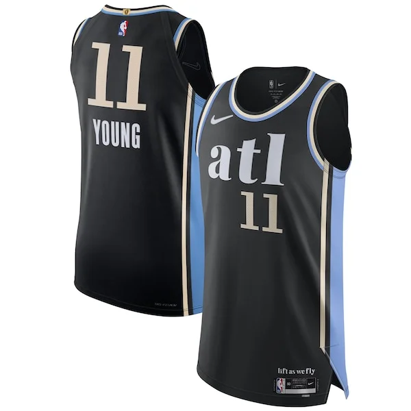 Nike Trae ATL Championship Basketball Jersey - Black - Fan Favorite