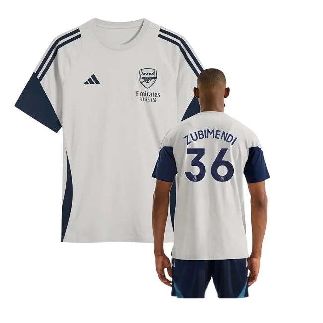 2025-2026 Arsenal Home Kit (Grey) (Zubimendi 36) (Grey)